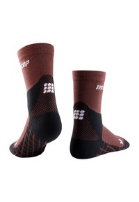 CEP LIGHT MERINO HIKING COMPRESSION SOCKS MID CUT MEN - MADE IN GERMANY - Socken - brown