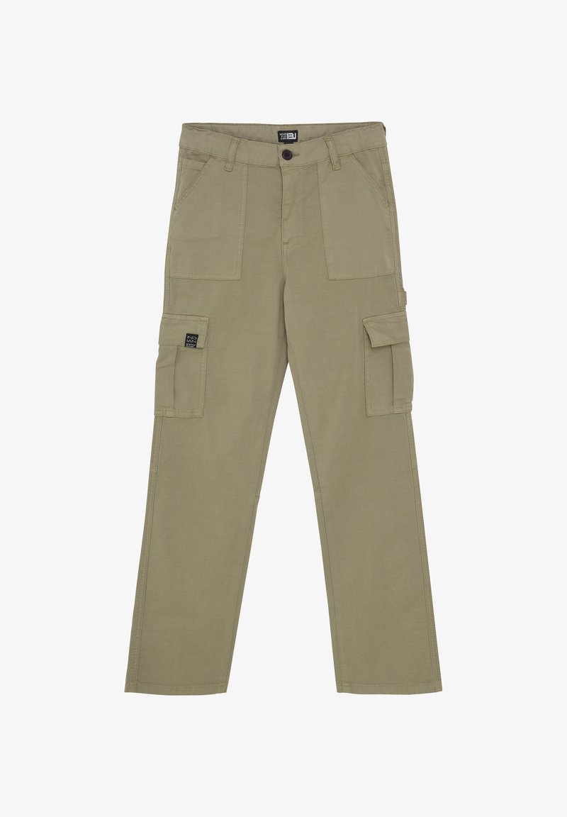 Indian Blue jeans WIDE STRAIGHT - Cargobyxor - timber wolf