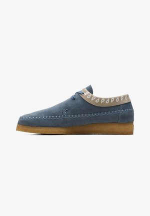 Clarks WEAVER - Casual lace-ups - navy