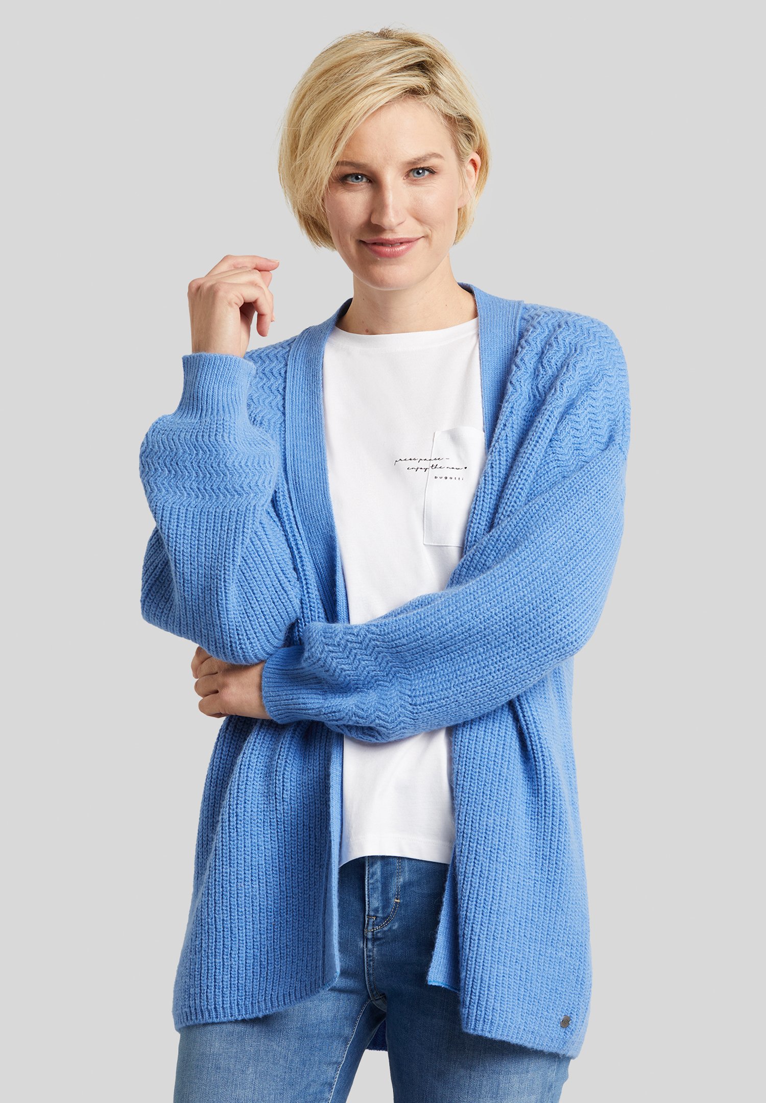 Bugatti Cardigan - blau/blue - Zalando.de