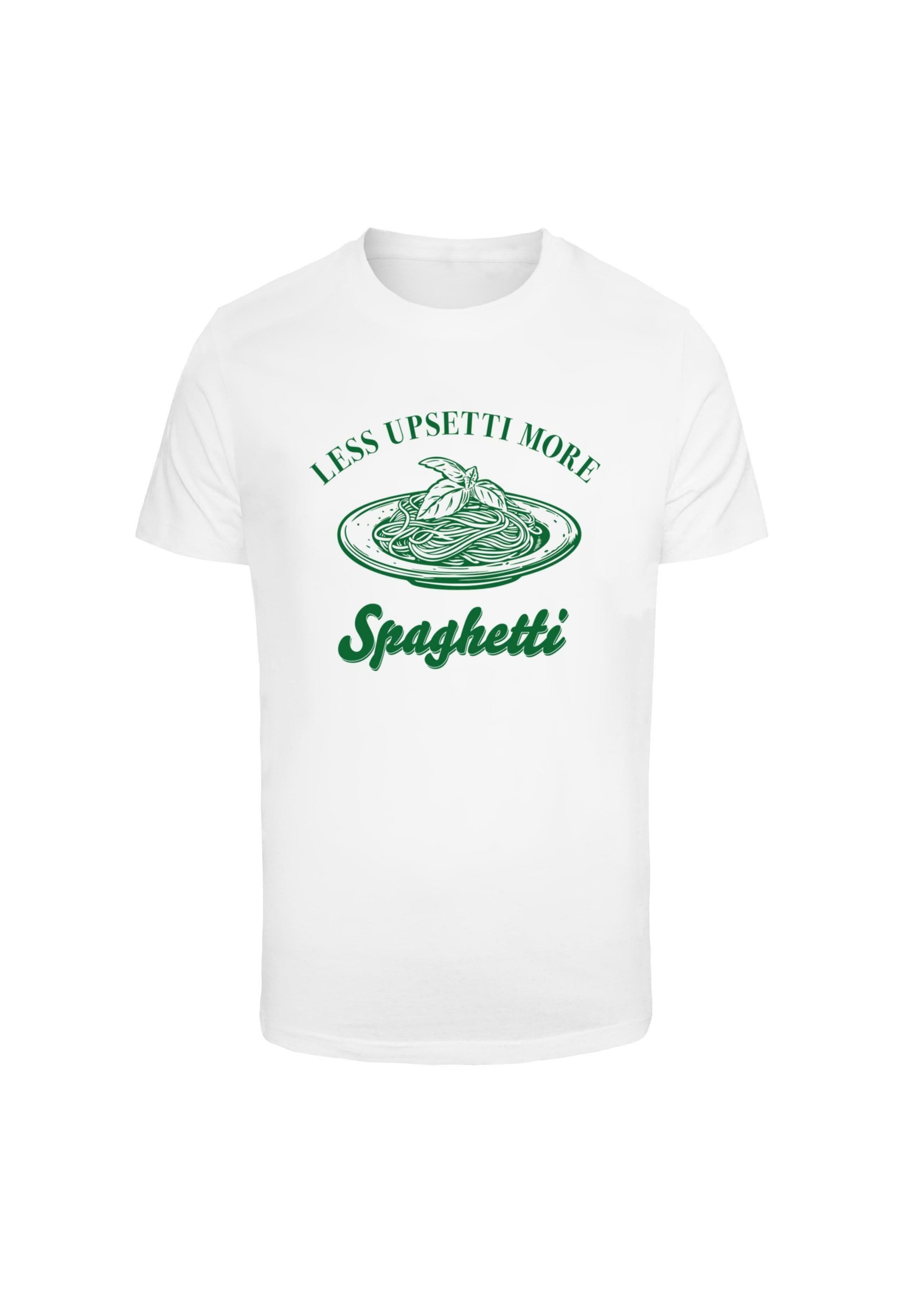 Mister Tee UPSETTI SPAGHETTI - Print T-shirt - white - Zalando
