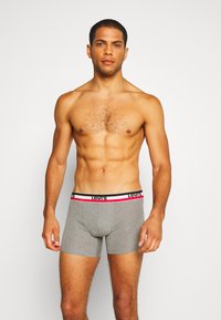 Levi's® LOGO BOXER BRIEF 2 PACK - Calzoncillos - black/grey melange