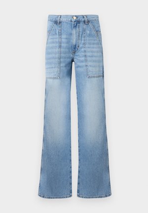 PANTS BASIQUE - Laza szabású farmerek - bleu jean
