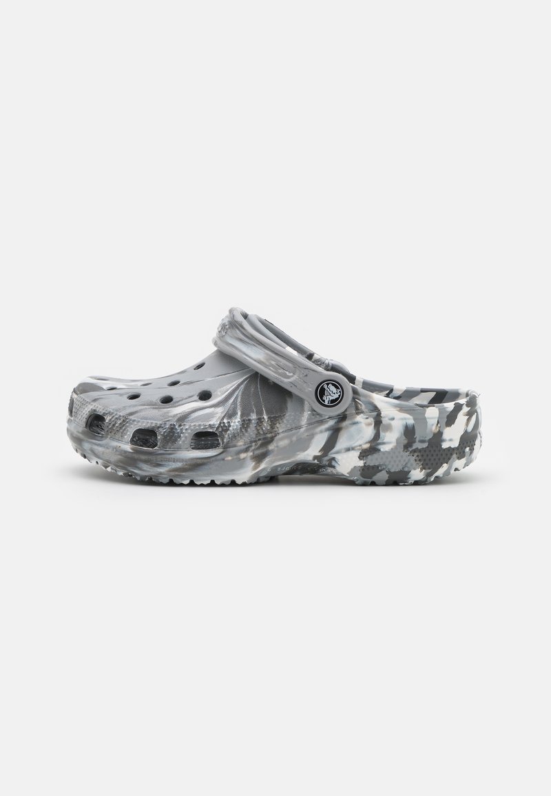 Crocs Papucsszandálok - light grey multi-coloured