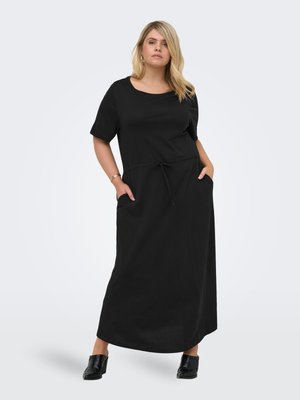 ONLY Carmakoma KLEID CARBLOOM LANGES KLEID - Maxi šaty - black