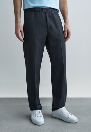 THEO - Calças - mid grey