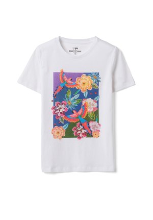 OVS, T-shirt con stampa - white grey