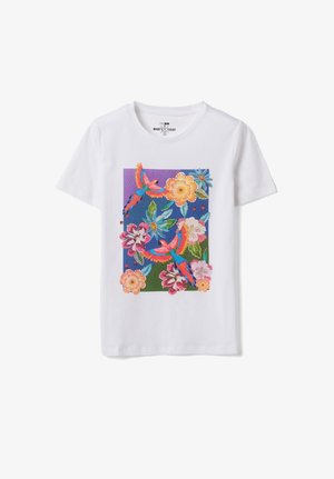 OVS, T-shirt con stampa - white grey