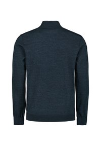 NO EXCESS TIMELESS BASICS HALF-ZIP - Strickpullover - blue