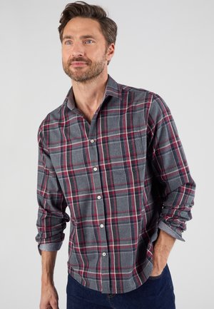 CARREAUX THERMOLACTYL - Chemise - carreaux gris