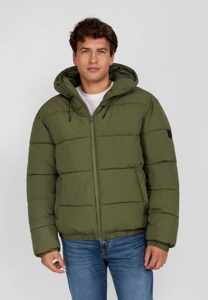 RESPECT PADDED WITH HOOD - Chaqueta de invierno - khaki