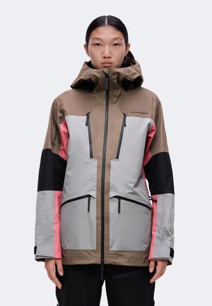 Peak Performance, VERTICAL GORE-TEX PRO 3L JACKET WOMEN - Яке за сноуборд - terrain tan/light grey