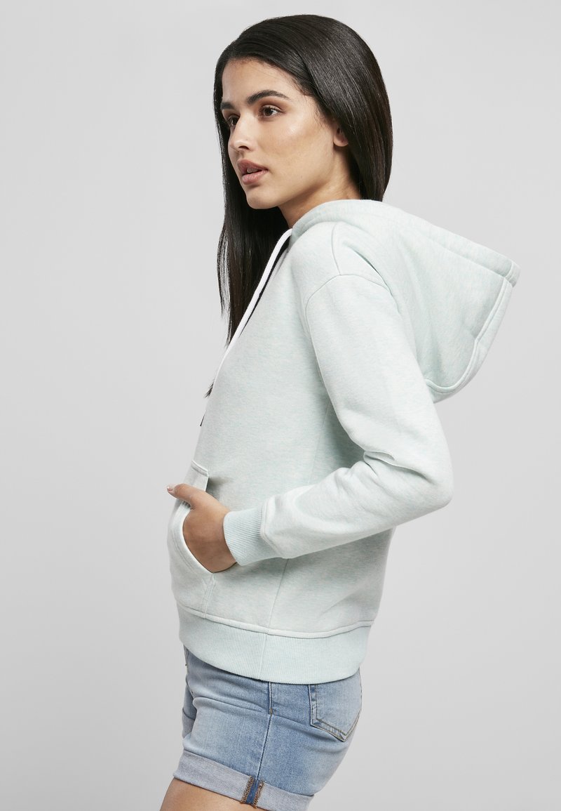 Damen Sweatshirts | Urban Classics Kapuzenpullover aqua melange/hellblau-meliert - KA94117 Damen Sweatshirts | Urban Classics Kapuzenpullover aqua melange/hellblau-meliert - KA94117