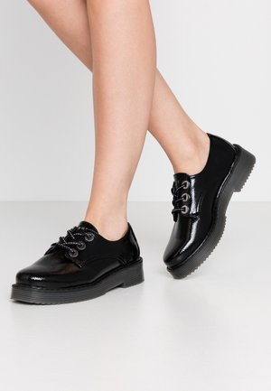 NERIA - Schnürer - black