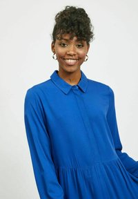 VILA VIMOROSE SHIRT DRESS - Abito a camicia - mazarine blue