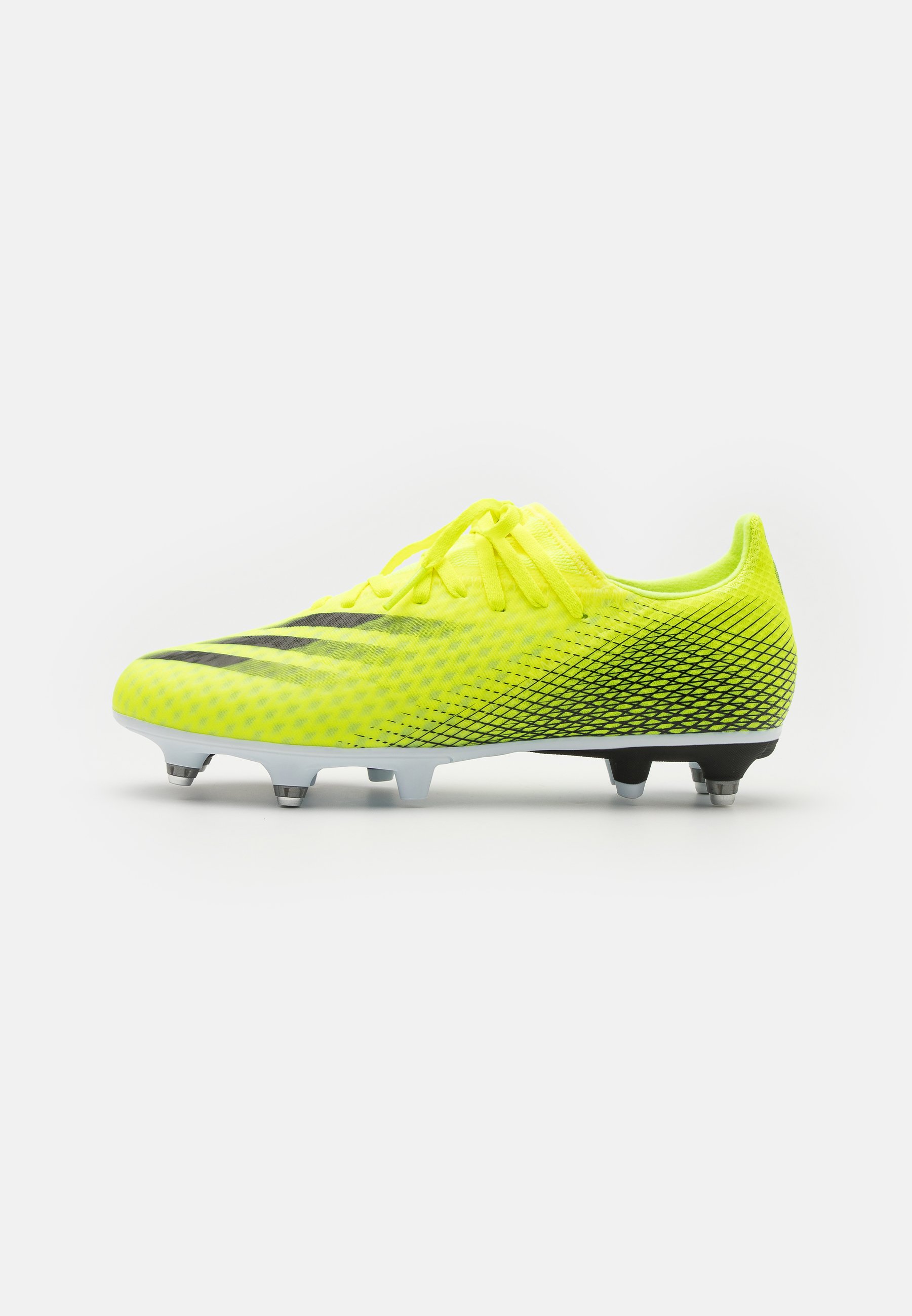 adidas Performance X GHOSTED.3 SG - Screw-in stud football boots - solar  yellow/core black/royal blue/neon yellow - Zalando.co.uk