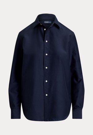 Polo Ralph Lauren, RELAXED FIT COTTON SILK SHIRT - Πουκαμίσα με κουμπιά - hunter navy