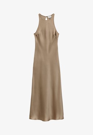 & OTHER STORIES, & OTHER STORIES SLEEVELESS SATIN DRESS - Robe de jour - champagne