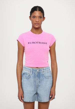 T-Shirt print - fuscia