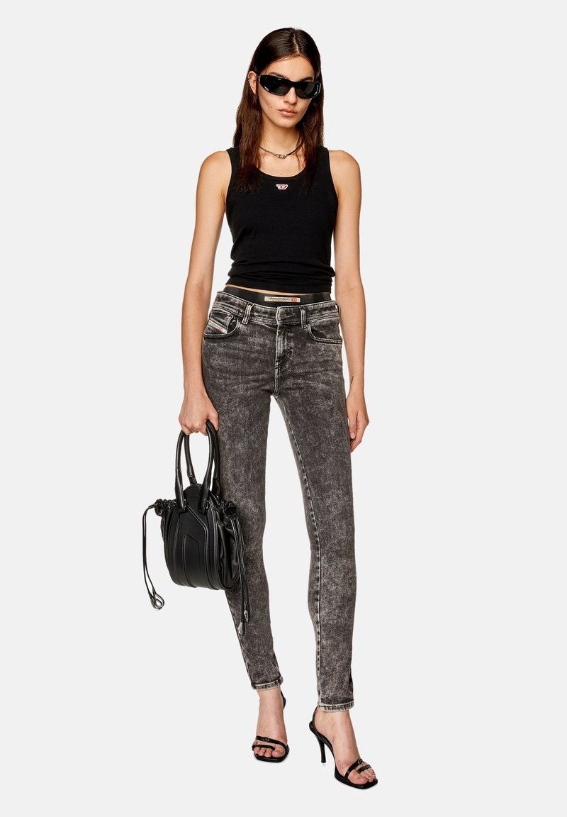 Diesel Slim fit jeans donkergrijs Diesel Slim fit jeans donkergrijs