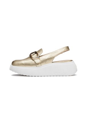 ACALIA SLINGBACK - Escarpins compensés - metallic