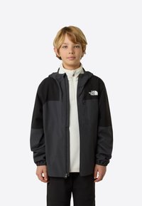 The North Face TEEN HIKE PACKABLE UNISEX - Αδιάβροχο μπουφάν - black/asphalt grey