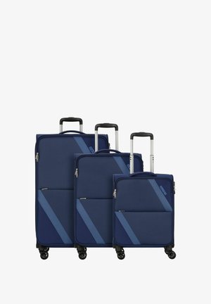 American Tourister STAR MAX 3-TEILIG MIT DEHNFALTE SET - Kofferset - navy blue
