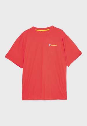 Berghaus CYCLOPS TEE UNISEX - Print T-shirt - mountain carmine