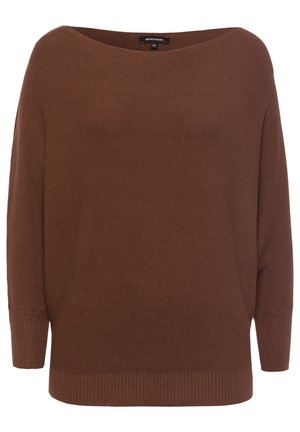 Striktrøje - brown