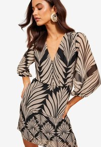 Friends Like These RUCHE WAIST MINI - Kasdienė suknelė - black