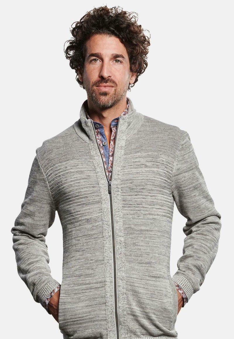 Herren Strickjacken | Engbers Strickjacke grau - LZ26668 Herren Strickjacken | Engbers Strickjacke grau - LZ26668