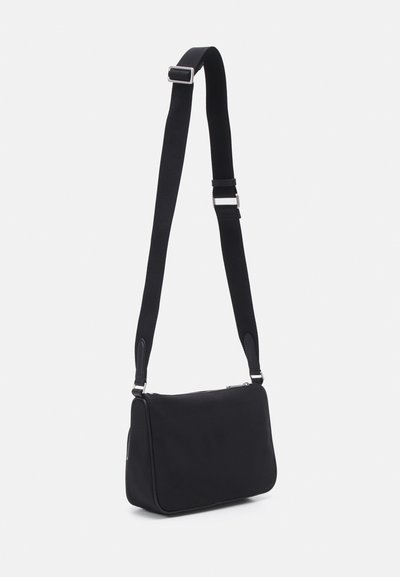 Bally BAR CROSSBODY - Axelremsväska - black/palladio