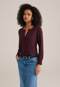 WE Fashion Gilet - dark purple