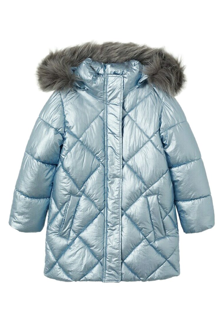 Mango Kids Abrigo de invierno hemelsblauw/azul claro - Zalando.es