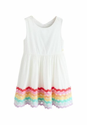 REGULAR FIT  CUT OUT RIC RAC  - Freizeitkleid - white rainbow