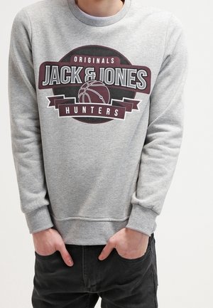 Sweatshirt - mottled light grey