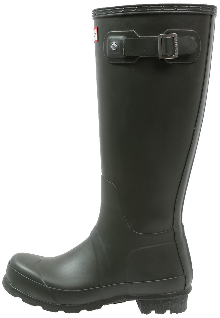 Hunter ORIGINAL MENS ORIGINAL TALL - Botas de agua - dark olive/verde ...