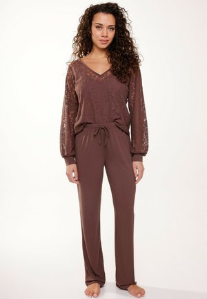 LingaDore SET - Pyjamas - deep taupe