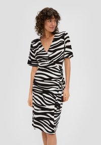 s.Oliver Jerseykleid - schwarz
