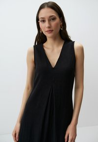 Jimmy Key LOOSE FIT LINEN JUMPSUIT - Jumpsuit - black