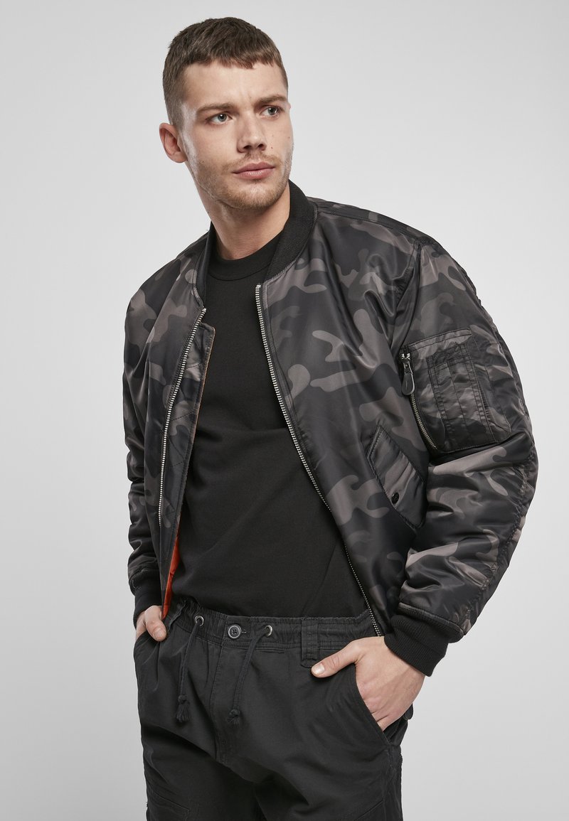 Brandit Bomber Jacket - darkcamo/grey - Zalando.ie