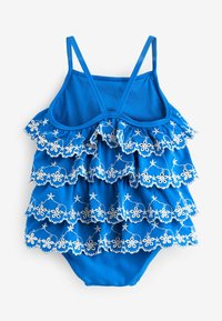 Next BRODERIE RUFFLE  - Fürdőruha - blue