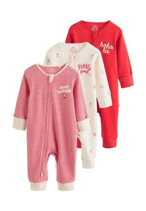 Next, 3 PACK - Strampler - red