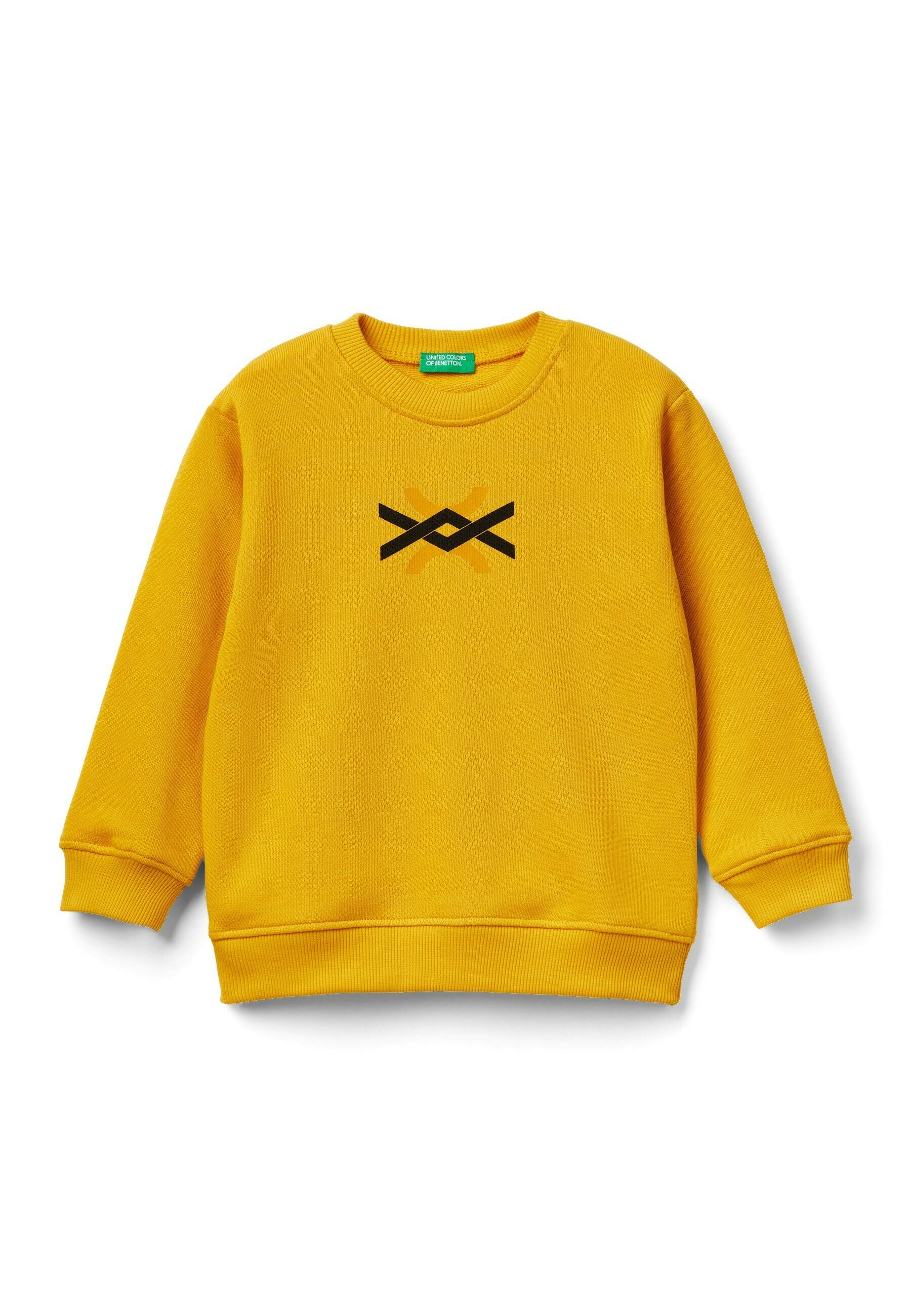 United Colors of Benetton Sweatshirt - orange/gold-coloured - Zalando.de