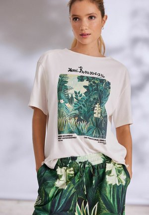 Next HENRI ROUSSEAU SHORT SLEEVE REGULAR FIT SET - Yöasusetti - green