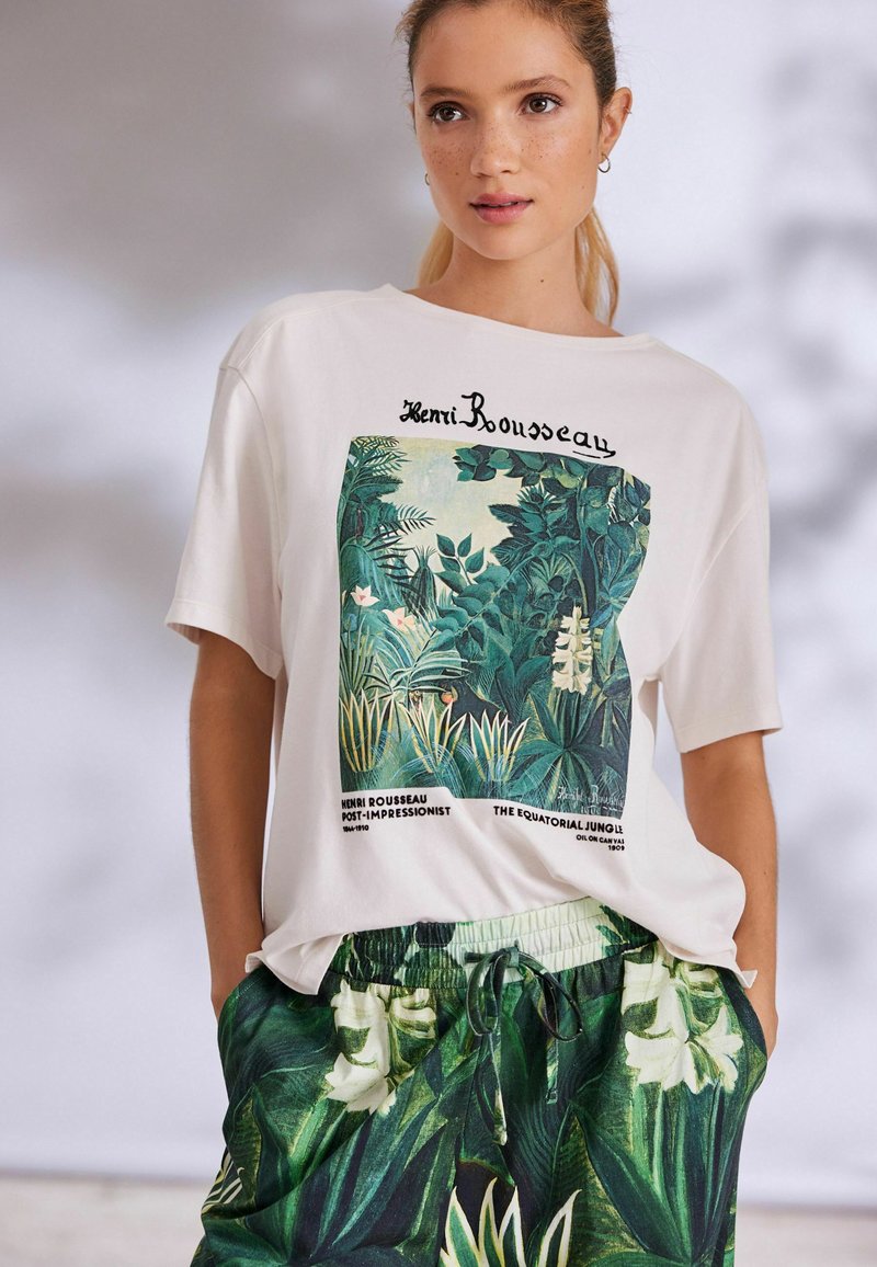 Next HENRI ROUSSEAU SHORT SLEEVE REGULAR FIT SET - Nattøj sæt - green