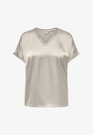 ONLY Carmakoma CARBRYNJA - Lihtne T-särk - moonbeam