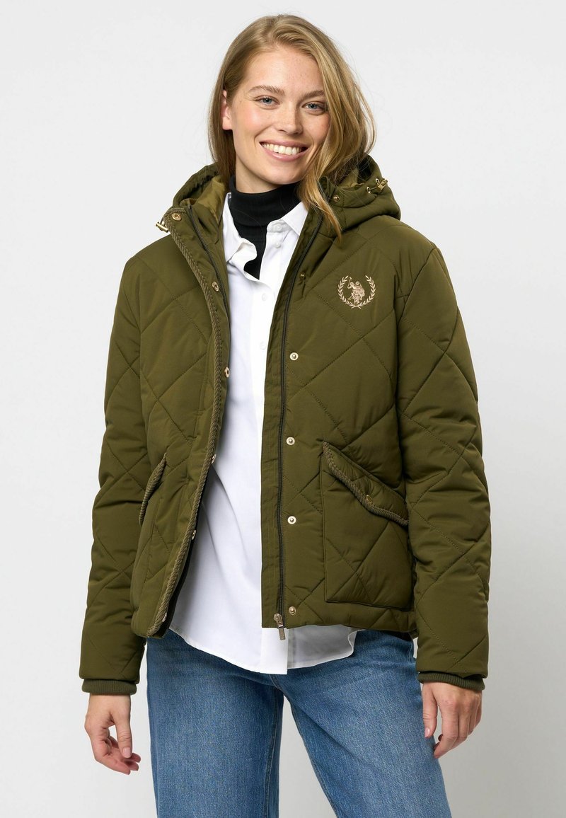 U.S. Polo Assn. KENYA - Winterjas - dark olive