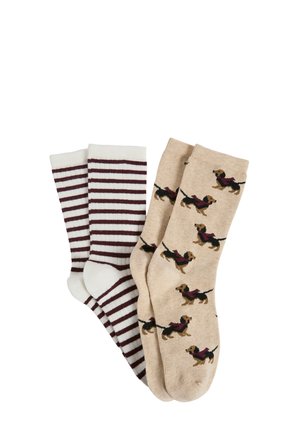 Damart, PACK OF 2 - Calze - beige