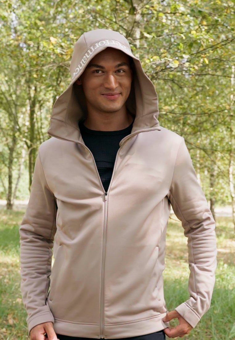 Peak Performance RIDER TECH ZIP HOOD - Sweatjacke - avid beige